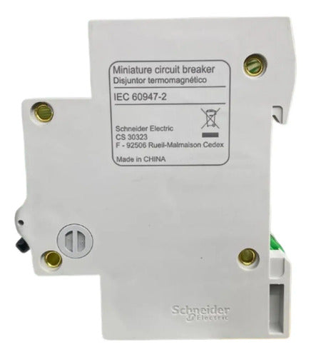 Disjuntor Termomagnético 1p 80a 400v Ez9f33180 Schneider 400v 50 60 Hz