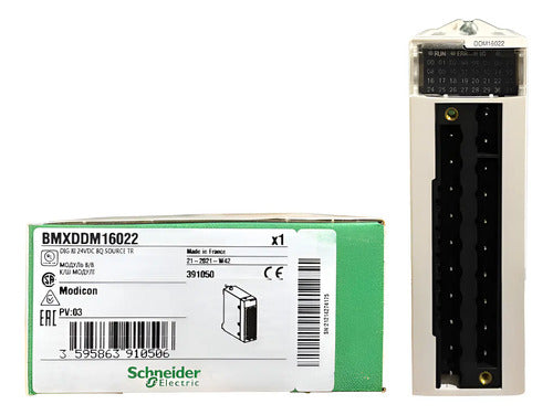 Modulo X80: 8 Entradas 8 Saidas Digit. Bmxddm16022 Schneider 24vcc