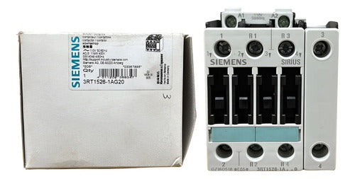 Contator Tetrapolar 3rt1526-1ag20 110v 11kw Siemens 127v