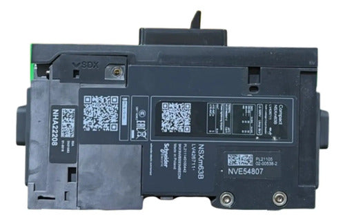 Disjuntor Tripolar Nsxm Vigi 25ka 50a Lv426711 Schneider
