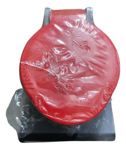 Tomada Sn3209 Sobrepor Negativa 2p+t 32a 380/440v 9h Steck Vermelho