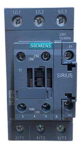 Contator 3rt2036-1al20 230 Vca Tripolar 51a Sirius Siemens 230 Vca