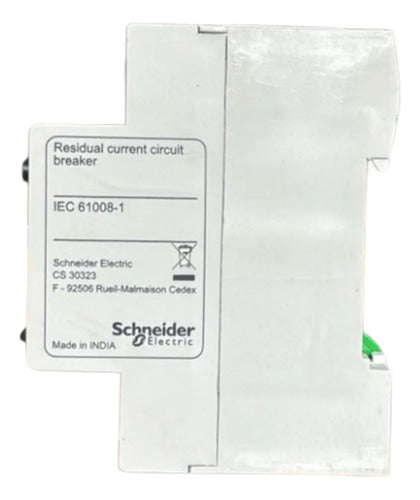 Interruptor Diferencial Idr 25a Tipo Ac Ez9r66225 Schneider