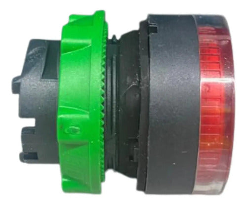 Cabeçote Para Botão Luminoso Modular 22mm Zb5aw34 Schneider Vermelho -