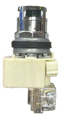 Botão 30mm Metálico 120v Led Verde 9001k3l38lggh13 Schneider Verde 120vca