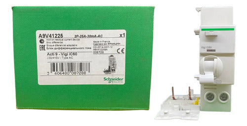 Bloco Diferencial Residual Acti9 Ic60 A9v41225 Schneider