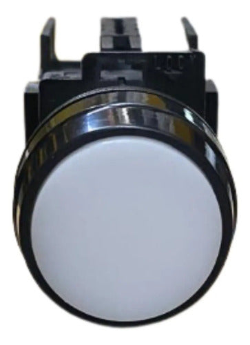 Botão 2a-721.01w (2a-72101w) 22mm 1na Lum. Branco Eaton Branco Não Se Aplica