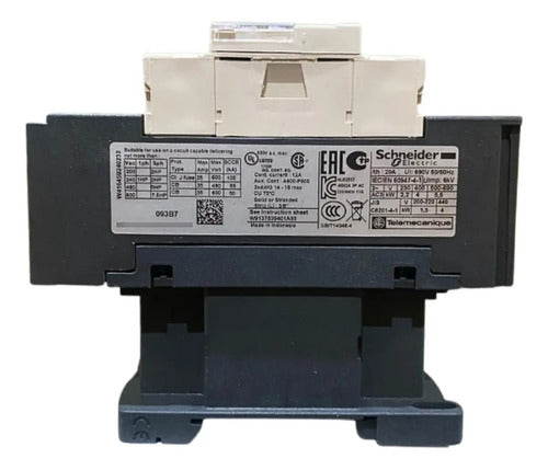 Contator Tripolar Tesys D 9a 1na+1nf Lc1d093b7 Schneider