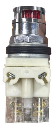 Botão 30mm Metálico 1na+1nf Vm 9001k3l35lrrh13 Schneider Vermelho 1naf