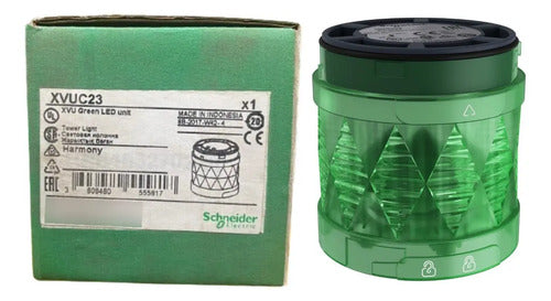 Módulo Luminoso Contínuo Led Verde 24vca/cc Xvuc23 Schneider
