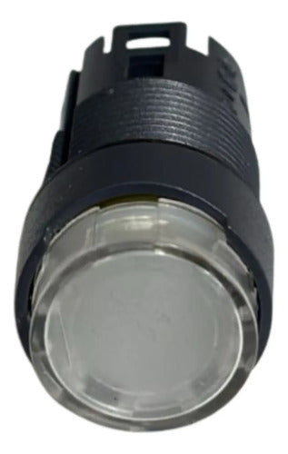 Kit Com 2 Peças: Cabeçote Para Botão 16mm Zb6ae1 Schneider Branco 12-24v