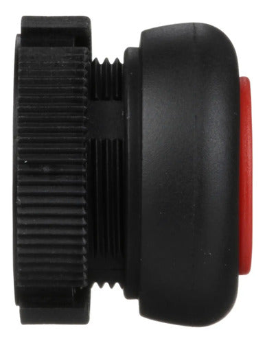 Kit Com 3: Botão 22mm Plástico Xaca9414 Vermelho Shcneider Vermelho 0