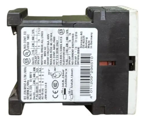 Contator 3rt1016-2bb42 24vcc 9a 1nf Siemens 24vcc