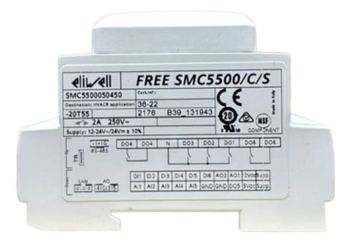 Controlador Programável Free Smart Smc5500050450 Eliwell
