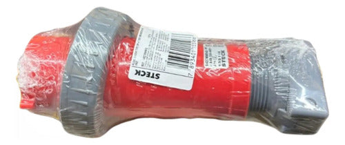 Plug S4276w 32a 3p+t 380/440v 6h Vermelho S4276wnq Steck Vermelho