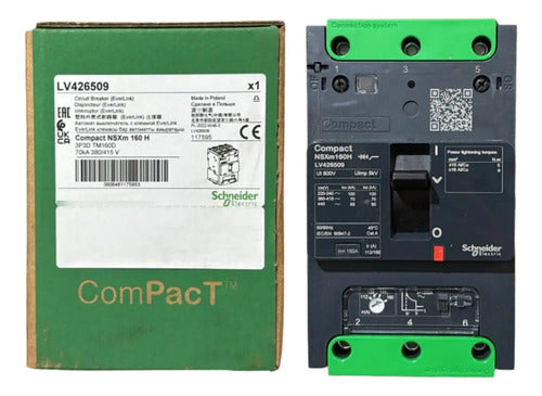 Disjuntor Nsxm 70ka Tm160d 3p Lv426509 Schneider