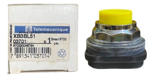 Botão 30mm 1na Amarelo Xb3bl51 Telemecanique