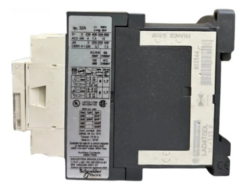 Contator Tesys 3p 18a 125vcc 1na+1nf Lc1d18gd Telemecanique 127v