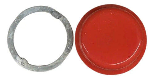 Capa Protetora Para Botao Vermelho 9001ku2 Schneider Vermelho