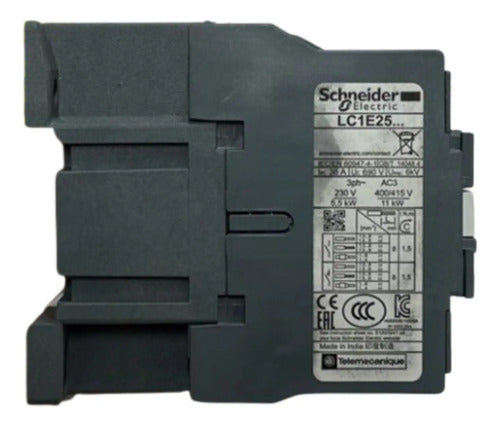 Contator 3p 25a 1nf 380vca 50/60hz Lc1e2501q7 Schneider 380vca