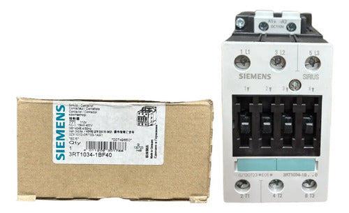 Contator Tripolar 3rt1034-1bf40 110vcc Ac-3 32a Siemens 110vcc