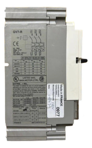 Disjuntor Tesys Gv7 25-40a 65ka Gv7rs40 Telemecanique - 50 60 Hz