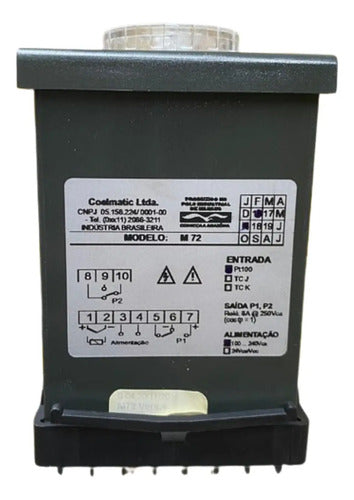 Controlador De Temperatura M72 100/240v M72hrrp3 Coel 220v