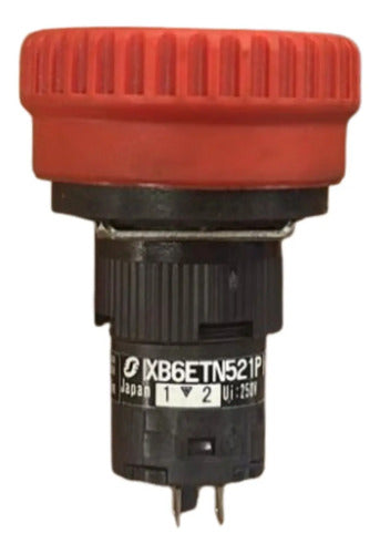 Botão De Emergência 16mm Vermelho 2nf Xb6etn521p Schneider Vermelho 2nf