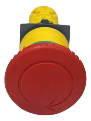 Botão Emergência Vermelho 22mm Plástico Xb7ns8442 Schneider Vermelho -