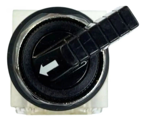 Comutador 30mm 2 Posições Metálico 9001ks34fbh13 Schneider Preto 1naf