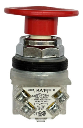 Botão 30mm Metálico 1naf 9001kr25rh13 Vermelho Schneider Vermelho -