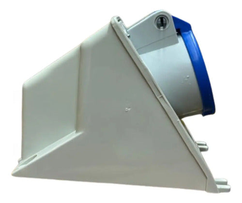 Kit Com 2 Peças: Tomada N3006 16a 2p+t 200/250v Azul Steck