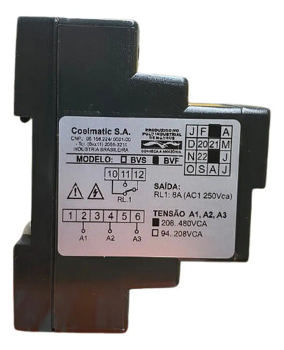 Rele Falta De Fase Bvf-1 208/480vca (bvf1-p) Coel 480 Vca