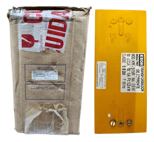 Transformador De Corrente Kr975r 600/5a Classe 5b200 Kron Amarelo