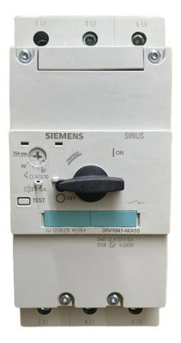 Disjuntor Motor 3rv1041-4ka10 57-75a Siemens 690v 50hz