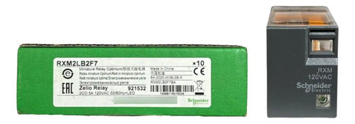 Kit Com 6: Rele De Interface 2naf 5a Rxm2lb2f7 Schneider 120vca