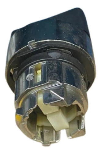 Cabeçote Para Chave Seletora Ø22mm 3 Pos Zb4bd7 Schneider Metal Cromado