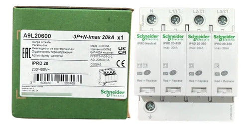 Dps Acti9 Protetor Surto Iprd20 20ka 3p+n A9l20600 Schneider