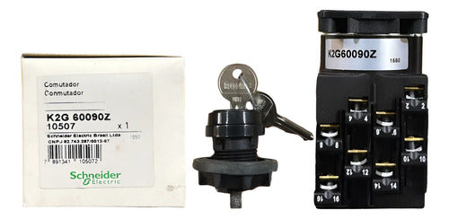 Comutador Rotativo 20a K2g60090z Schneider Preto -