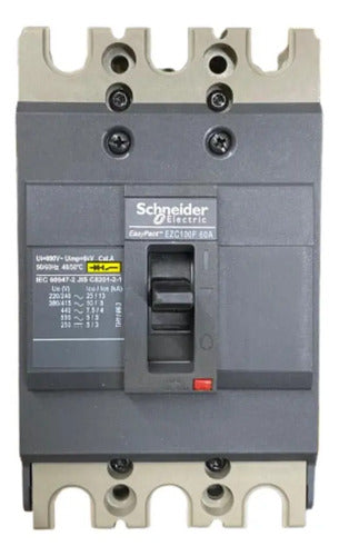 Disjuntor Tripolar 60a Ezc100f3060 Schneider