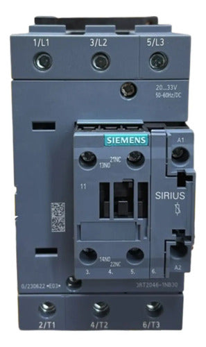 Contator Tripolar 3rt2046-1nb30 95a 20-33vca/vcc Siemens 20/33vca