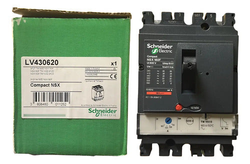 Disjuntor 3p Nsx160f-tm160d 160a Lv430620 Schneider
