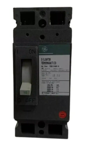 Disjuntor Bipolar Ted124010 10a GE