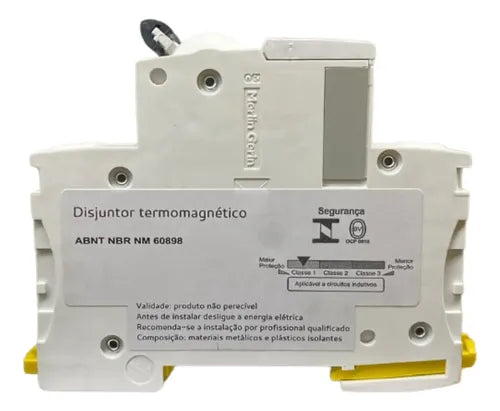 Disjuntor Acti9 Ic60n 1p 10a Curva C A9f74110 Schneider