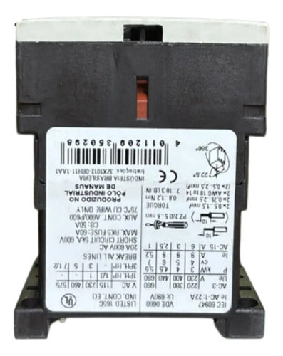 Contator Tripolar 48vcc 9a 1na 3rt1016-1bw41 Siemens 48vcc