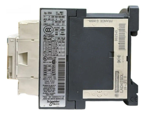 Contator Tripolar 9a 1na+1nf 60vcc Lc1d09nd Telemecanique 60vcc