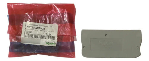 Kit C 7: Placa Da Extremidade Conector Nsytracpk22 Schneider