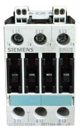 Contator Tripolar 24v 3rt1024-3bb40 Siemens 24v