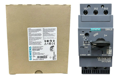Disjuntor Motor 3rv2031-4ra10 70-80a Siemens - 50/60hz