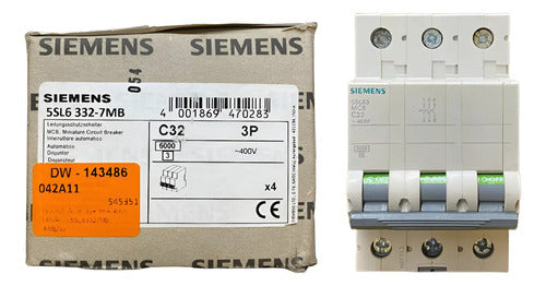Interruptor Diferencial 5sl6332-7mb 32a Siemens